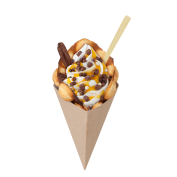 Bubble Wafel Tropical Brownie Mix Choc,Soft Ice Corner,Angelo,Good Choice;5,95