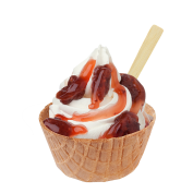 Sorbet Aardbeien,Soft Ice Corner,Angelo,Good Choice; 3,85